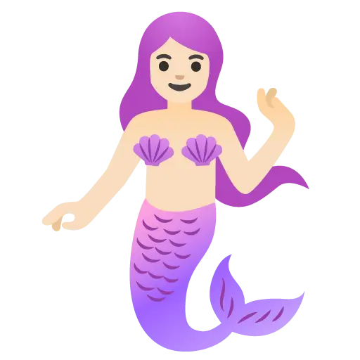 Mermaid: Light Skin Tone