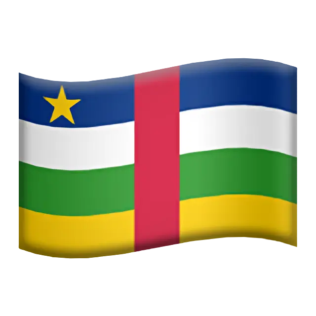 Flag: Central African Republic