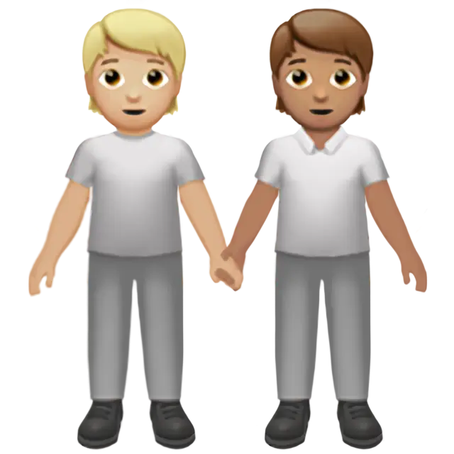 People Holding Hands: Medium-Light Skin Tone, Medium Skin Tone