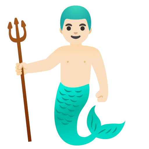 Merman: Light Skin Tone