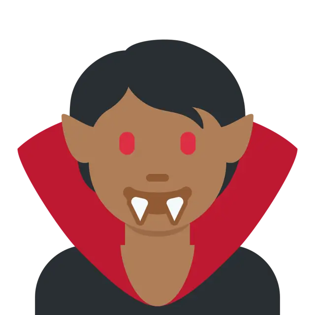 Vampire: Medium-Dark Skin Tone