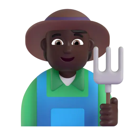 Farmer: Dark Skin Tone