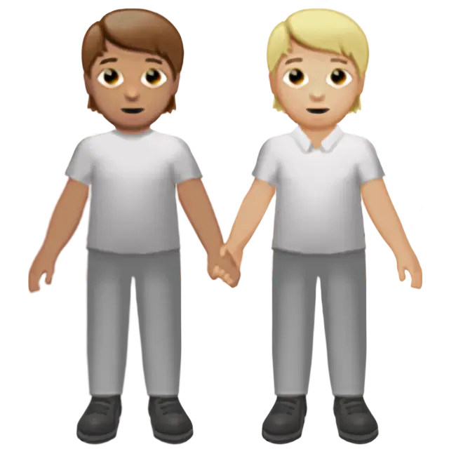 People Holding Hands: Medium Skin Tone, Medium-Light Skin Tone