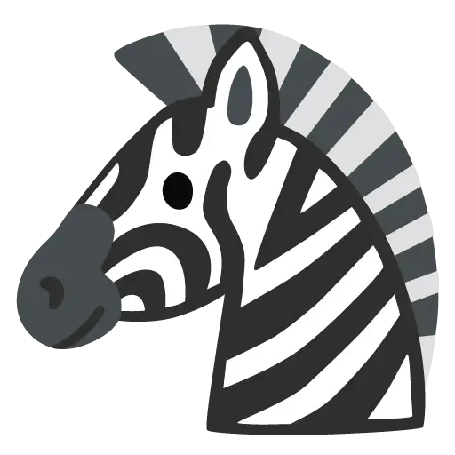 Zebra față