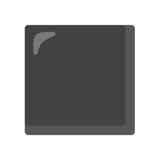 Schwarzes mittleres Quadrat