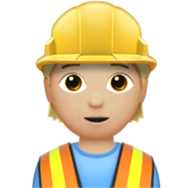 Construction Worker: Medium-Light Skin Tone