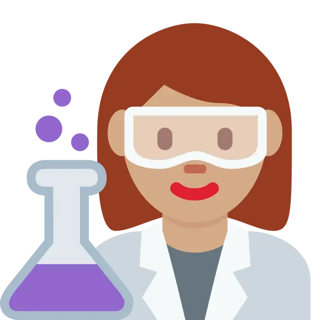 Woman Scientist: Medium Skin Tone