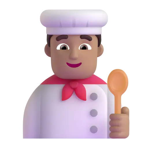 Man Cook: Medium Skin Tone