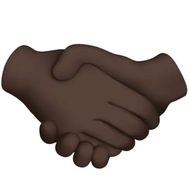 Handshake: Dark Skin Tone