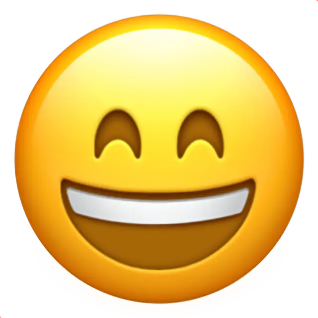 Smiling Face with Open Mouth and Smiling Eyes