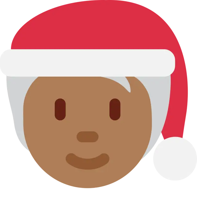 Mx Claus: Medium-Dark Skin Tone