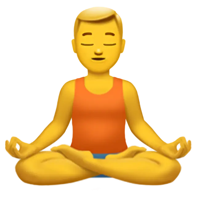 Man in Lotus Position