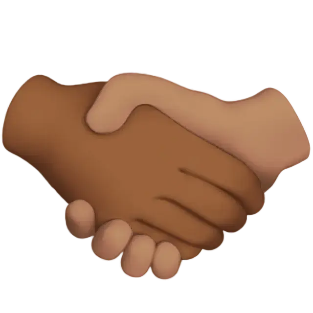 Handshake: Medium-Dark Skin Tone, Medium Skin Tone