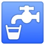 Símbolo de água potável
