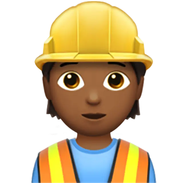 Construction Worker: Medium-Dark Skin Tone