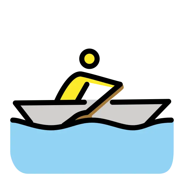 Person Rowing Boat