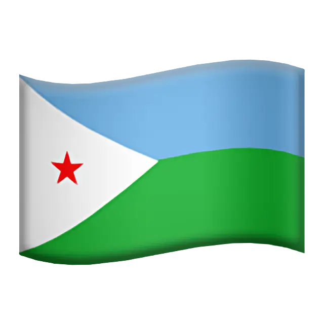 Flag: Djibouti