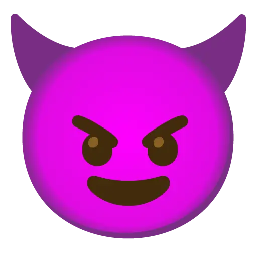 Smiling Face with Horns