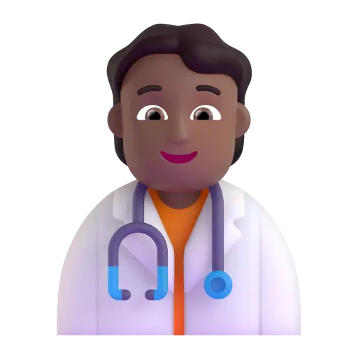 Doctor: Medium-Dark Skin Tone Emoji