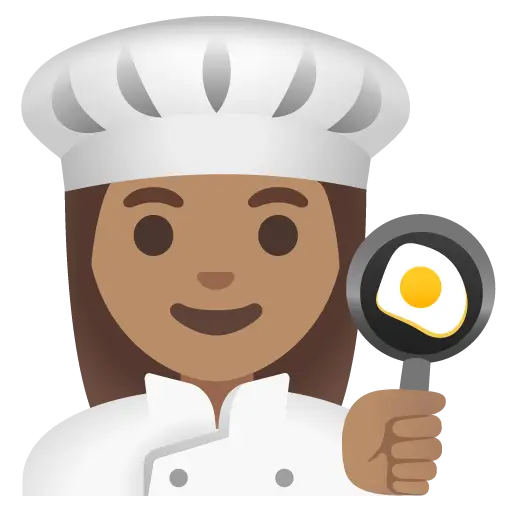 Woman Cook: Medium Skin Tone