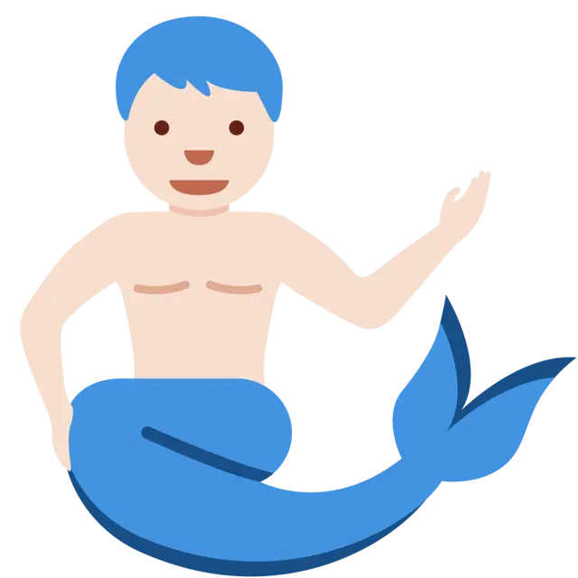 Merman: Light Skin Tone