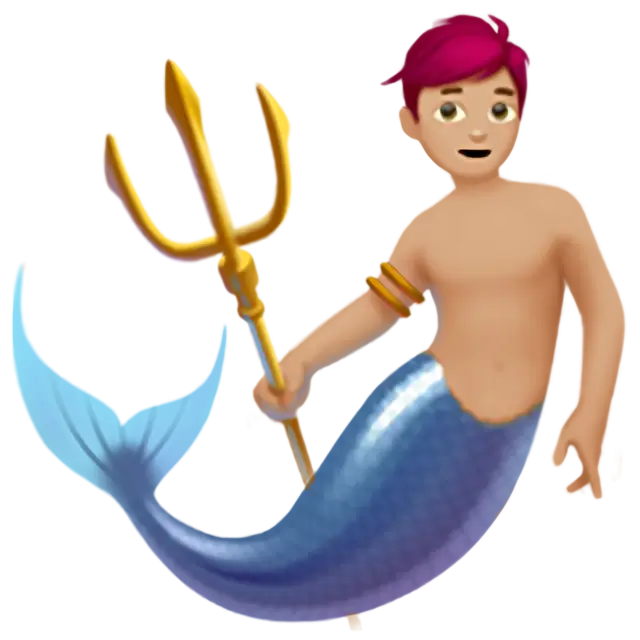 Merman: Medium-Light Skin Tone