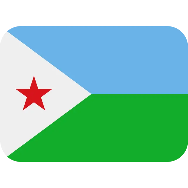 Flag: Djibouti