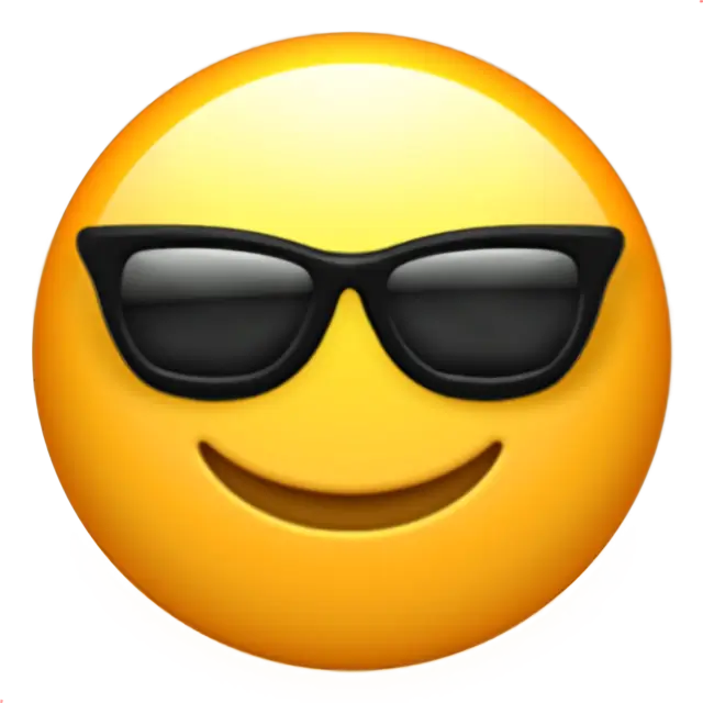 Lächelndes Gesicht mit Sonnenbrillen