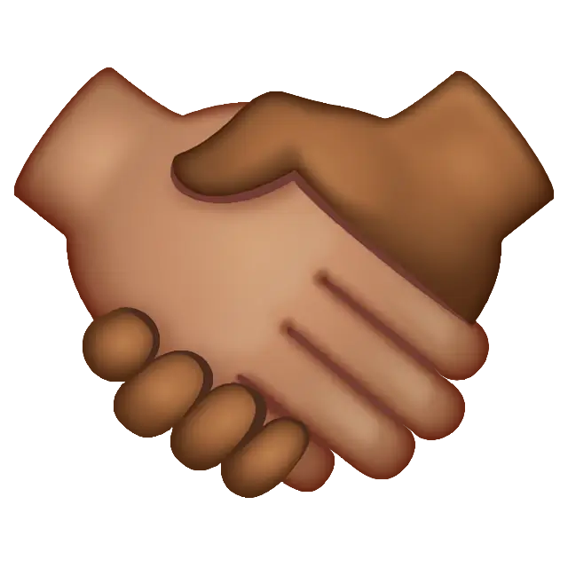 Handshake: Medium Skin Tone, Medium-Dark Skin Tone