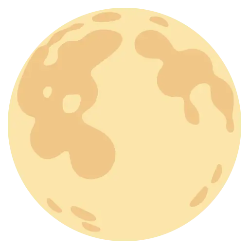 Symbole de la pleine lune