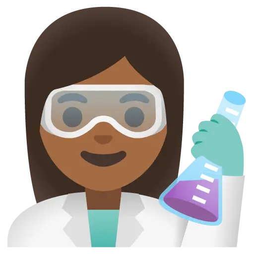 Woman Scientist: Medium-Dark Skin Tone