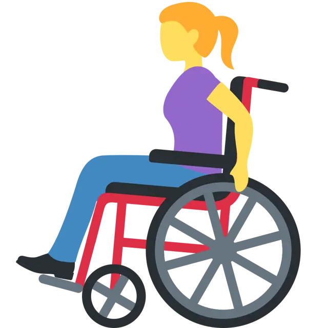 Woman In Manual Wheelchair