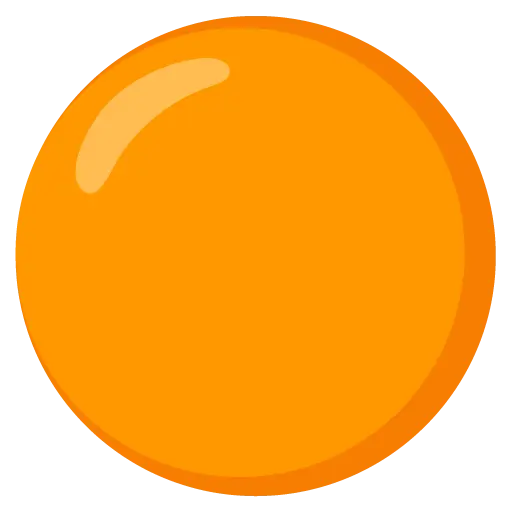 วงกลมสีส้มขนาดใหญ่
