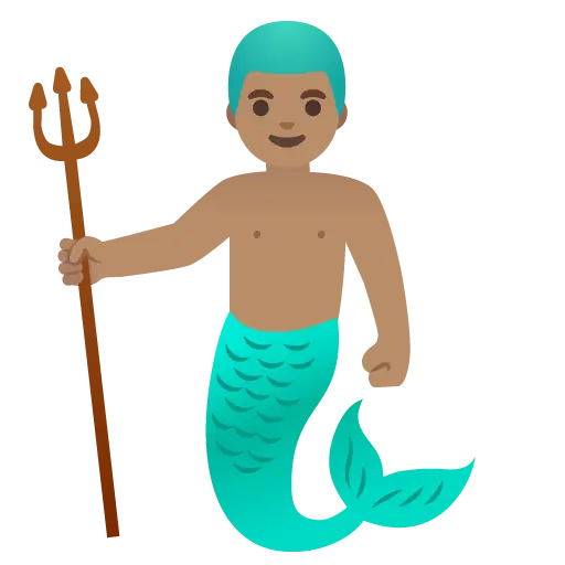 Merman: Medium Skin Tone