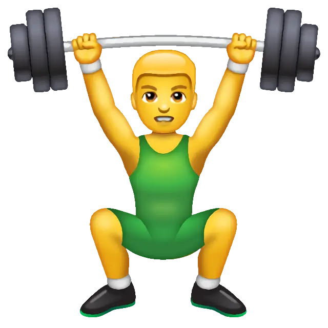 Person Lifting Weights