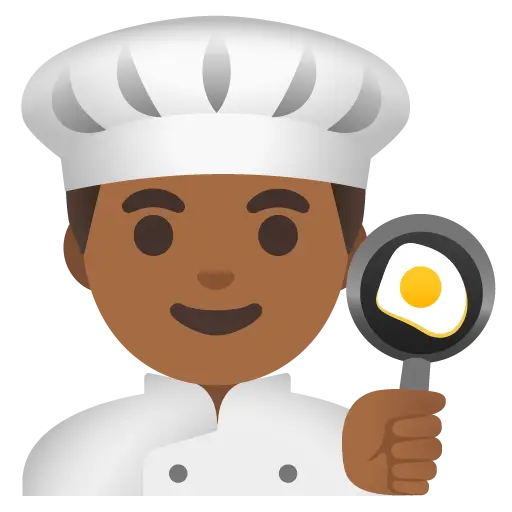 Man Cook: Medium-Dark Skin Tone