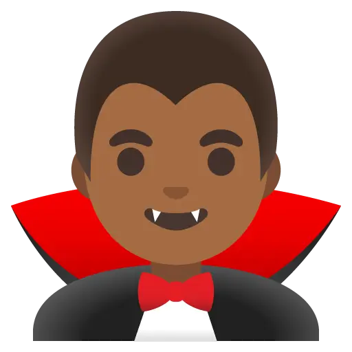 Man Vampire: Medium-Dark Skin Tone