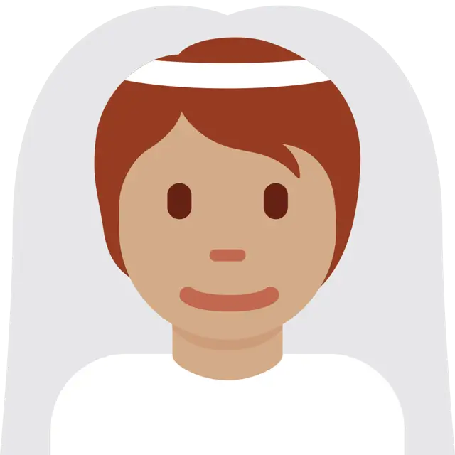 Person With Veil: Medium Skin Tone