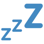 Schlafendes Symbol