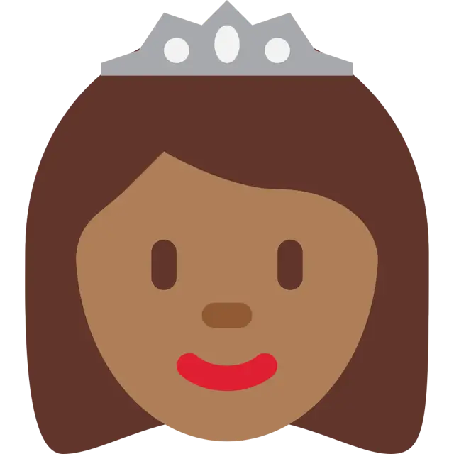 Princess: Medium-Dark Skin Tone