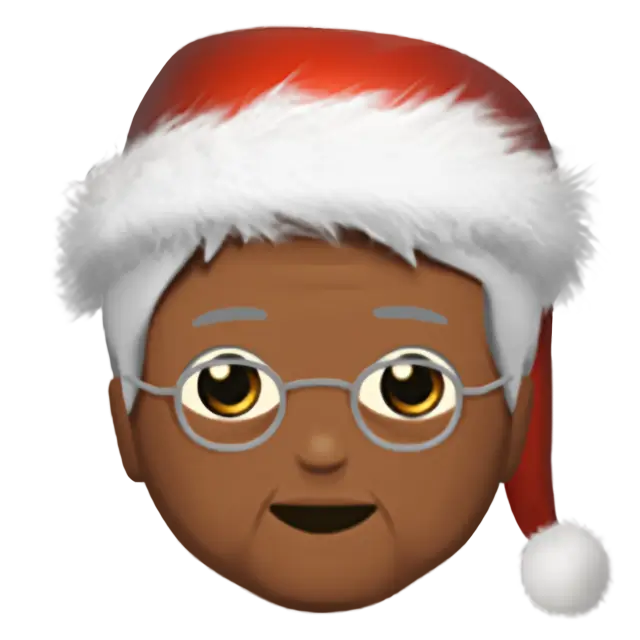 Mx Claus: Medium-Dark Skin Tone