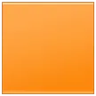 Großes orangefarbenes Quadrat