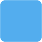 Großes blaues Quadrat