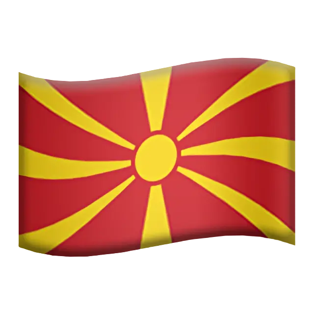 Flag: North Macedonia