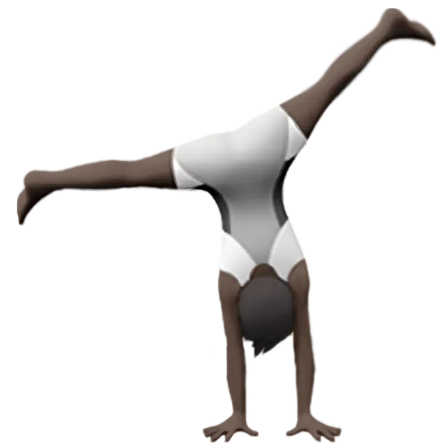 Person Cartwheeling: Dark Skin Tone