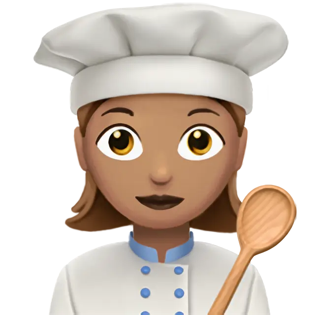 Woman Cook: Medium Skin Tone