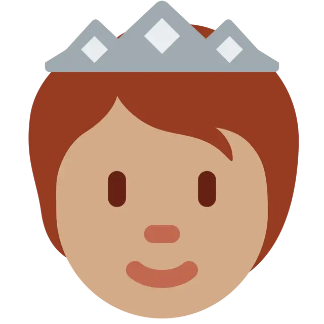 Person With Crown: Medium Skin Tone