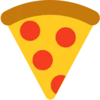 Stück Pizza
