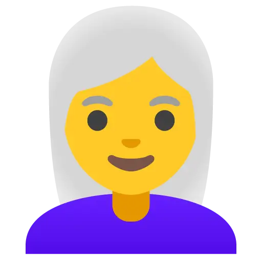 Woman: White Hair