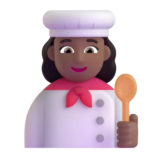 Woman Cook: Medium-Dark Skin Tone